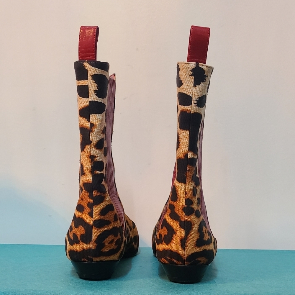 Christian Dior Leopard 🐆 Print Booties European Size 38 - Picture 7 of 14